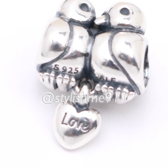 Authentic PANDORA Love Birds Charm - 791033 - Picture 12 of 14